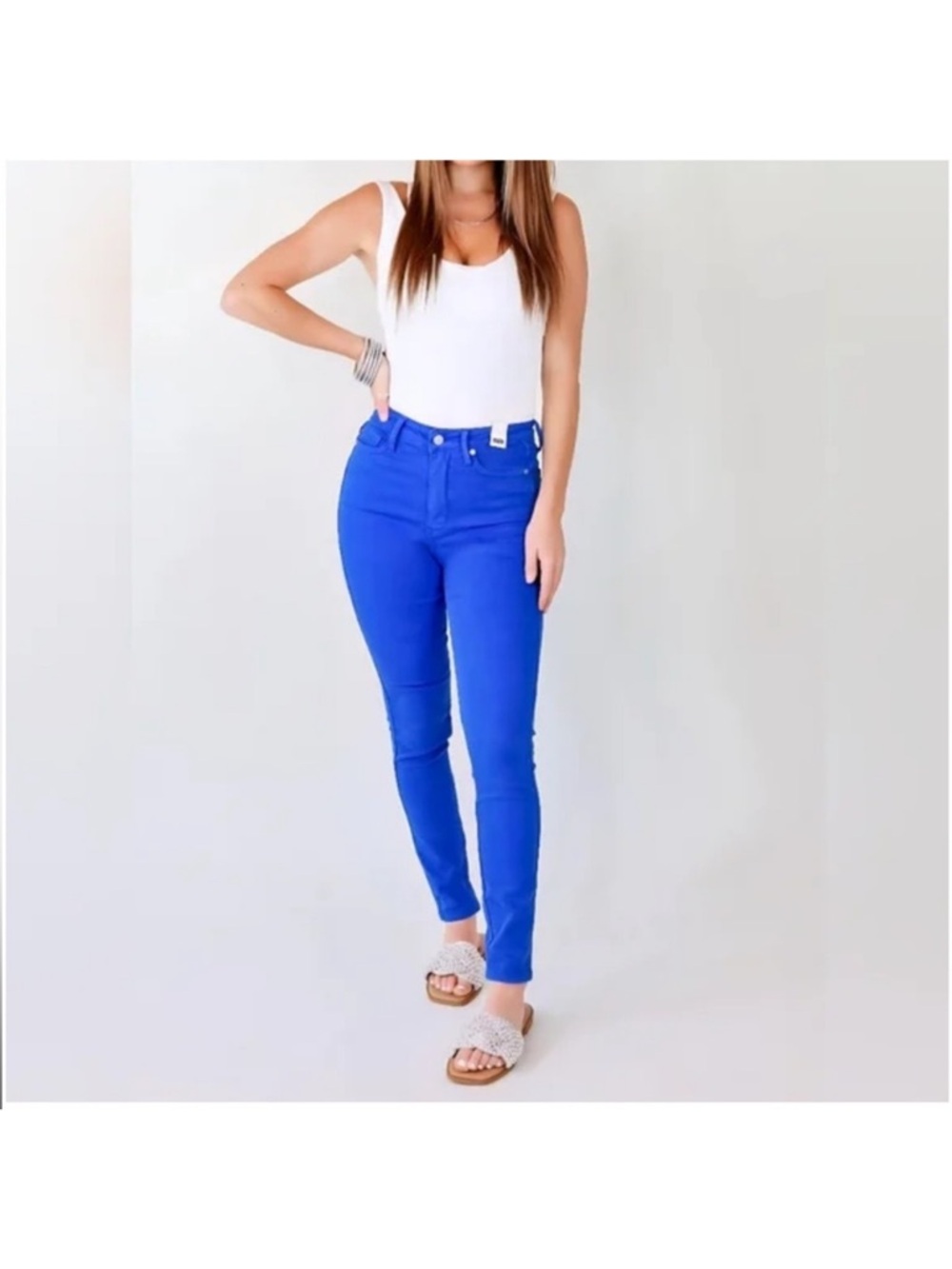 Judy Blue High Waist Tummy Control Garment Dyed Skinny